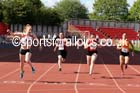 Womens senior 100 metres, North Eastern Champs, Gateshead Stadium. Photo: David T. Hewitson/Sports for All Pics